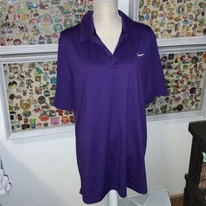 Men’s Nike Dri-Fit Purple Polo Preowned Size X-LARGE